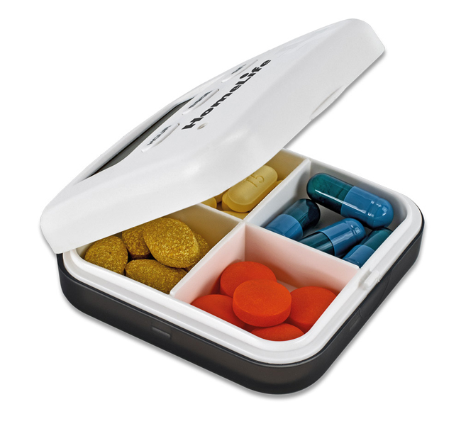 Dozownik leków cyfrowy Digital zegar i alarm