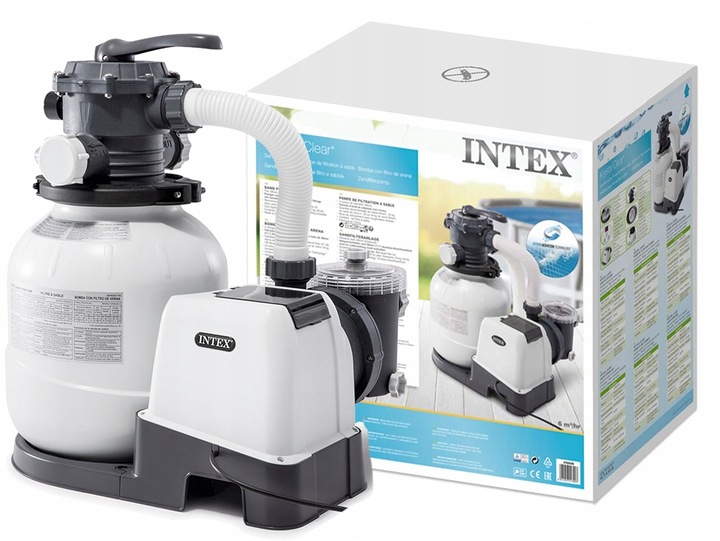 Filtracja piaskowa pompa do basenów 7900 l/h Krystal Clear #26646 Intex