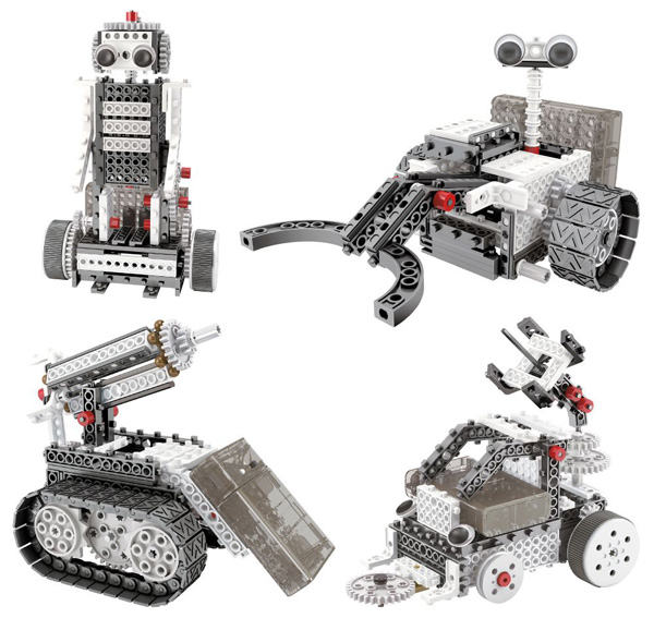 Klocki Logis Space zestaw 4w1 zdalnie sterowane pojazdy z klocków