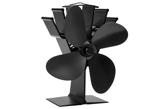 Wentylator kominkowy Zephyr 4 skrzydła, termoelektryczny, cichy, wydajny