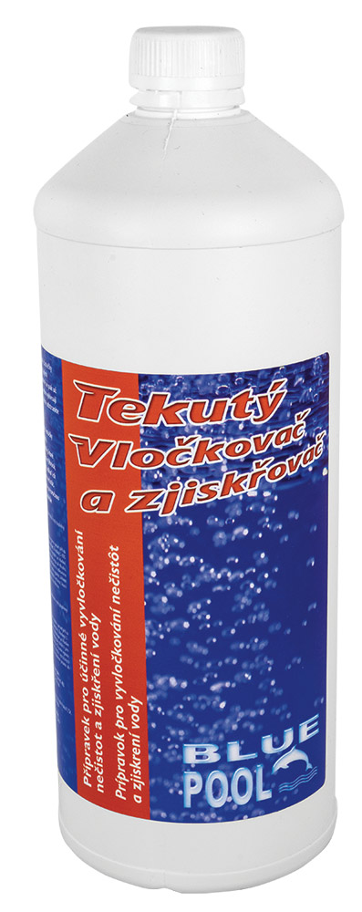 Chemia basenowa środek do flokulacji wody w basenie 1L czysty basen