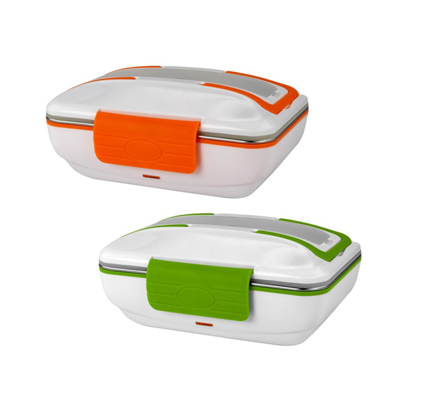 Pojemnik na żywność podgrzewany warmy lunchbox pomarańczowy