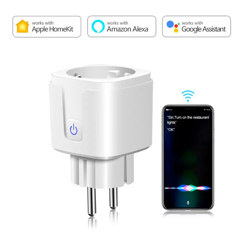 Inteligentne gniazdko Wi-Fi programator czasowy Smart Control EU16 Platinum