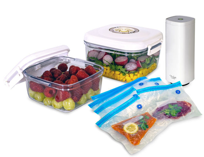 Pojemniki do pakowania próżniowego zestaw Maxi Fresh