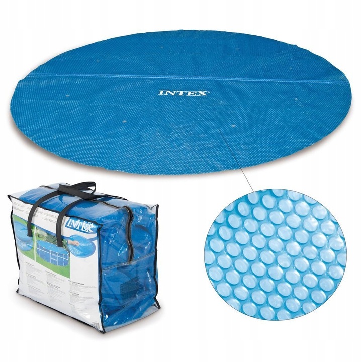 Plandeka pokrywa solarna okrągła do basenu o średnicy 457 Intex #29023