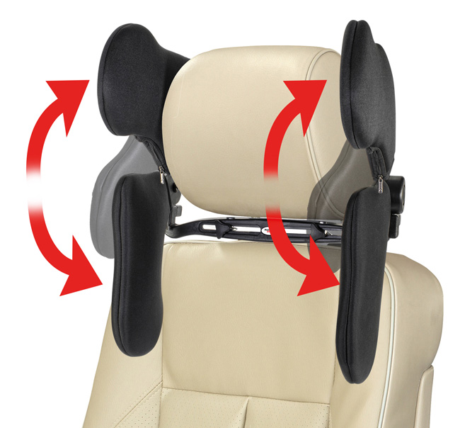 Zagłówek boczny do samochodowy regulowane oparcie na głowę