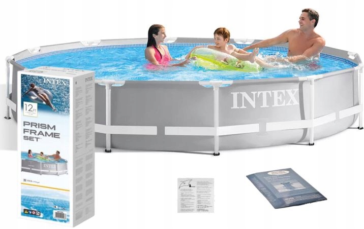 Basen ogrodowy stelażowy 4w1 366x76 cm Intex 26710