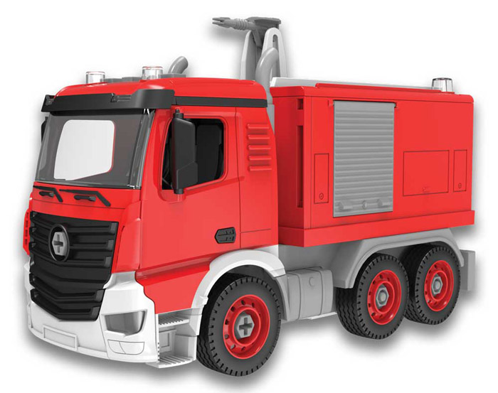 Klocki do skręcania Logis auto wóz strażacki zestaw 55 elementów