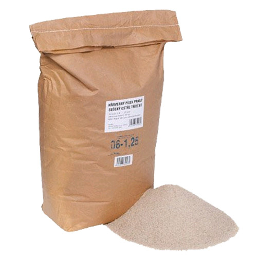 Piasek kwarcowy do filtracji piaskowej basenowej 25 kg