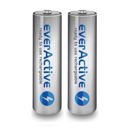 Akumulatorki baterie paluszki do ładowania AA R6 Ni-Mh 2szt 1,2V everActive