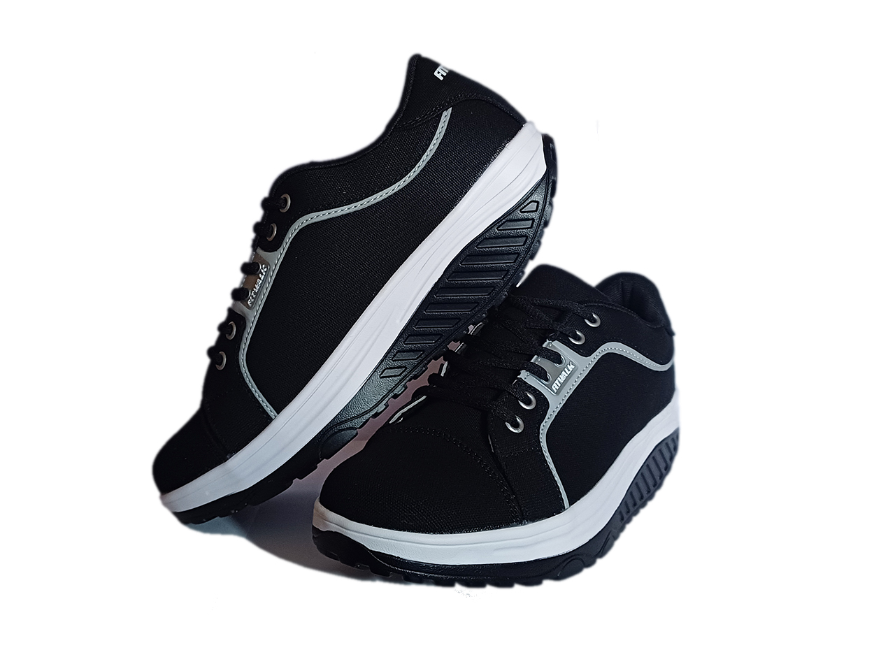 Trampki z kołyskową podeszwą Fit Walk balansujące na fitness 41 czarne