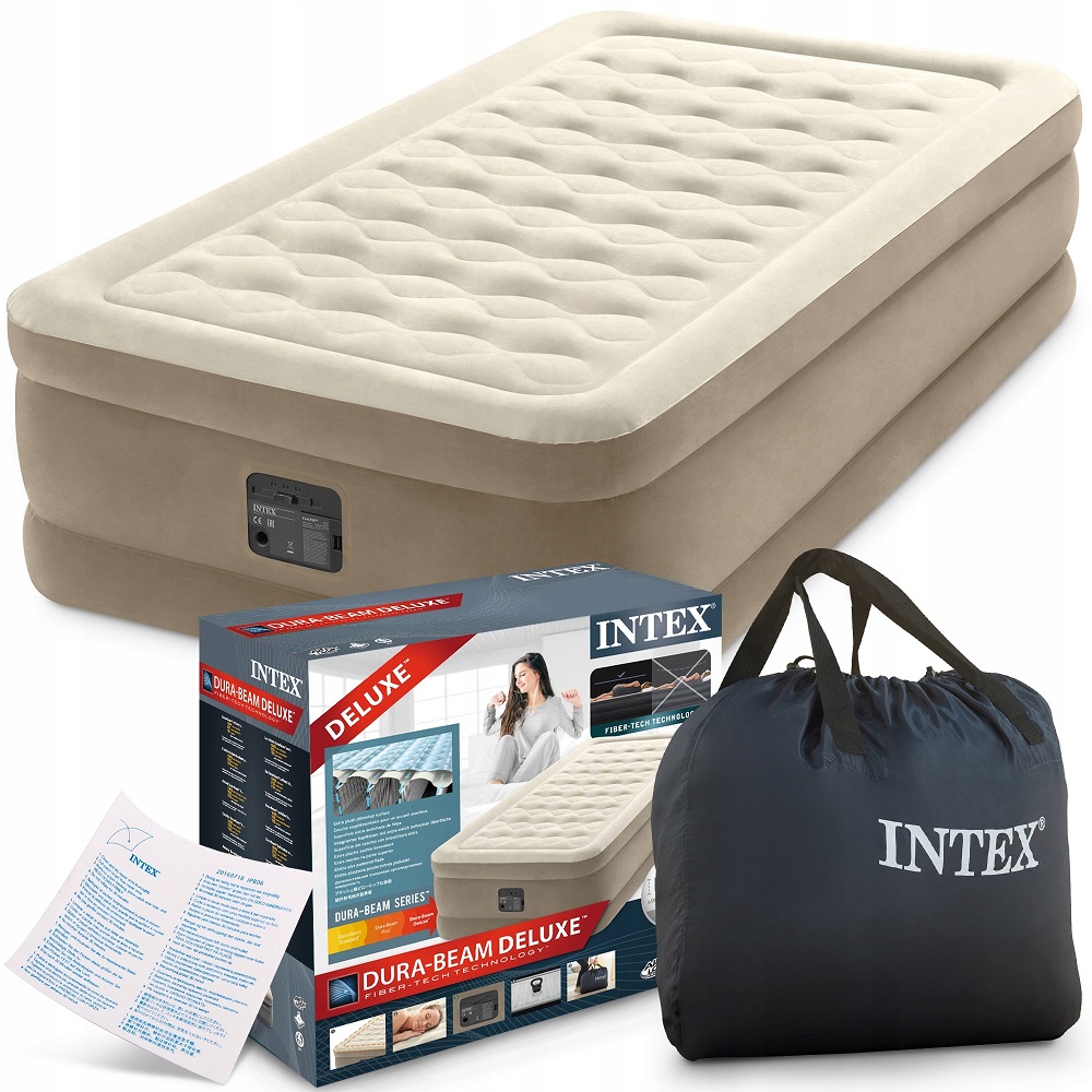 Materac dmuchany Air Bed Ultra Plush Twin 191x99x46 cm Intex 64426