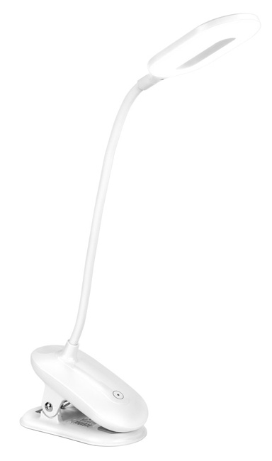Lampka akumulatorowa LED z klipsem biurkowa nocna