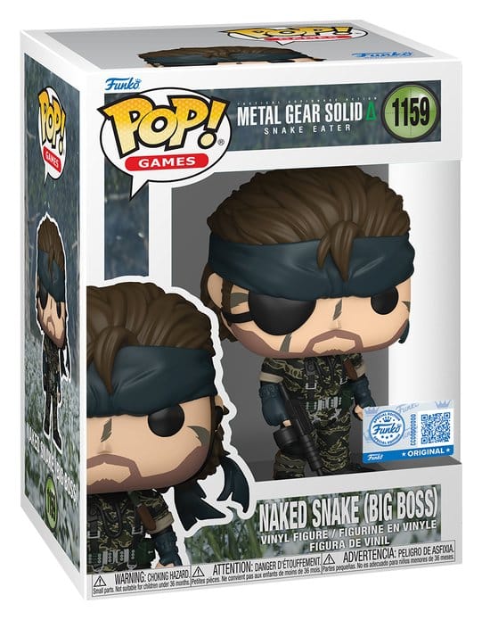Funko POP! l Gear Solid 2体セット Figurina Funko POP Metal Gear Solid 1159 Naked Snake, multicolor