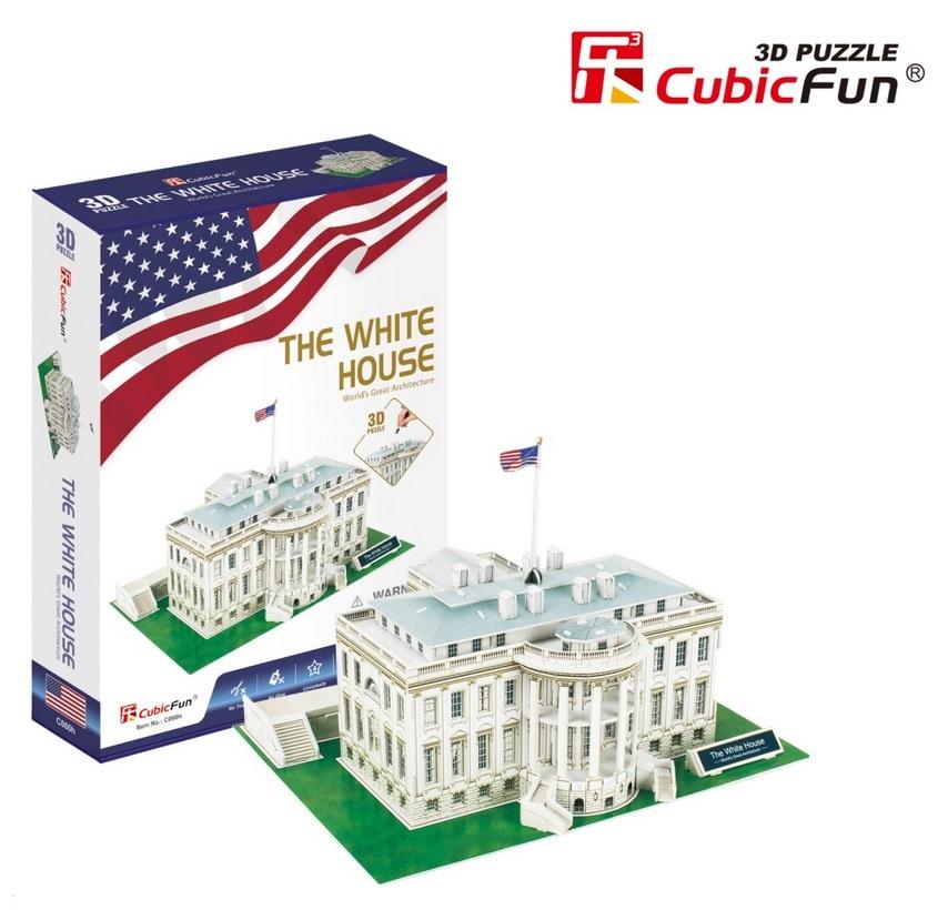 CUBIC FUN PUZZLE 3D BIAŁY DOM THE WHITE HOUSE 56 ELEMENTY - C060H