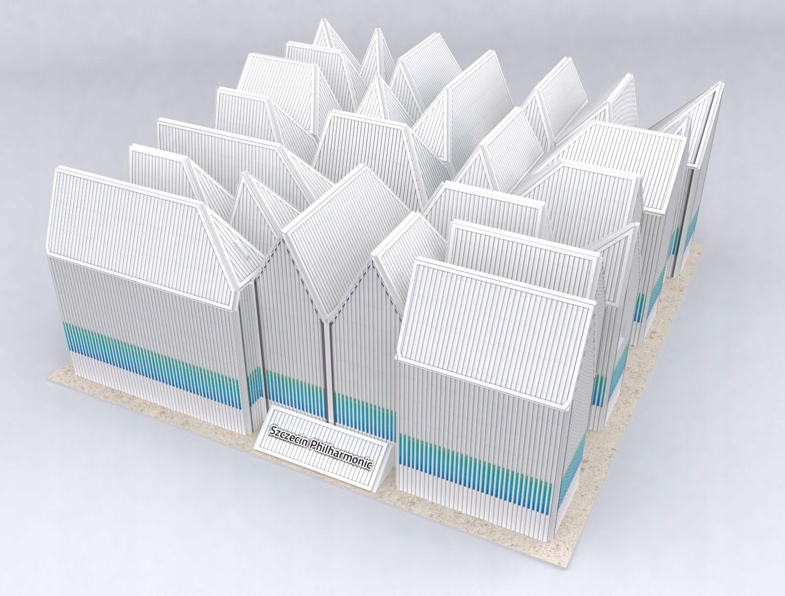 CUBIC FUN Puzzle 3D Filharmonia Szczecin 98 elementów