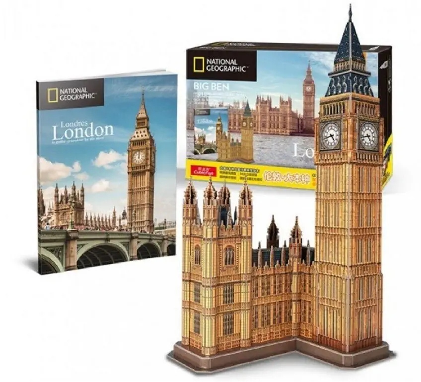 CUBIC FUN PUZZLE 3D National Geographic BIG BEN Londyn 94 elementy DS0992h