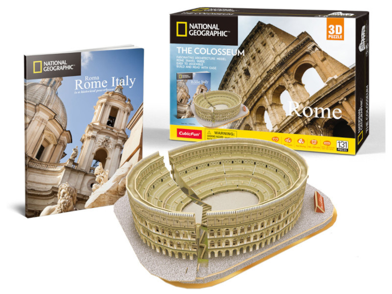 CUBIC FUN PUZZLE 3D NATIONAL GEOGRAPHIC THE COLOSSEUM - DS0976H.
