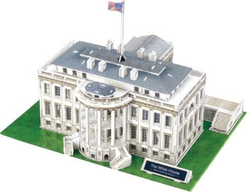 CUBIC FUN PUZZLE 3D BIAŁY DOM THE WHITE HOUSE 56 ELEMENTY - C060H