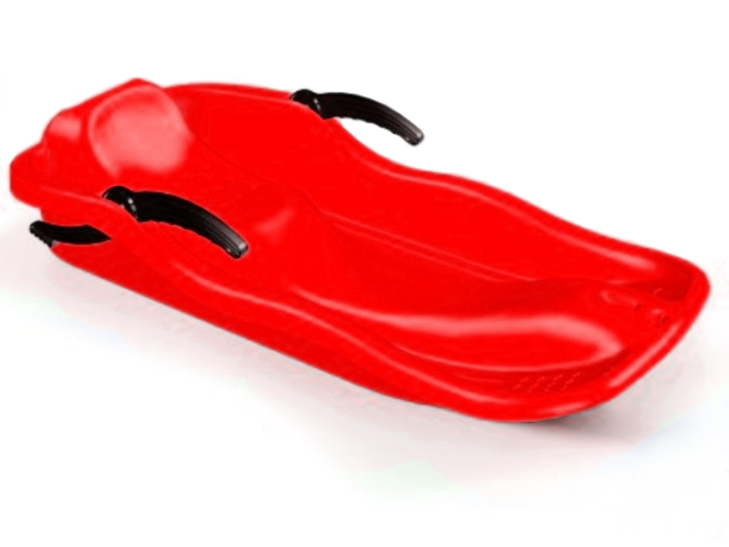 Sanki z hamulcem RACE | Czerwony