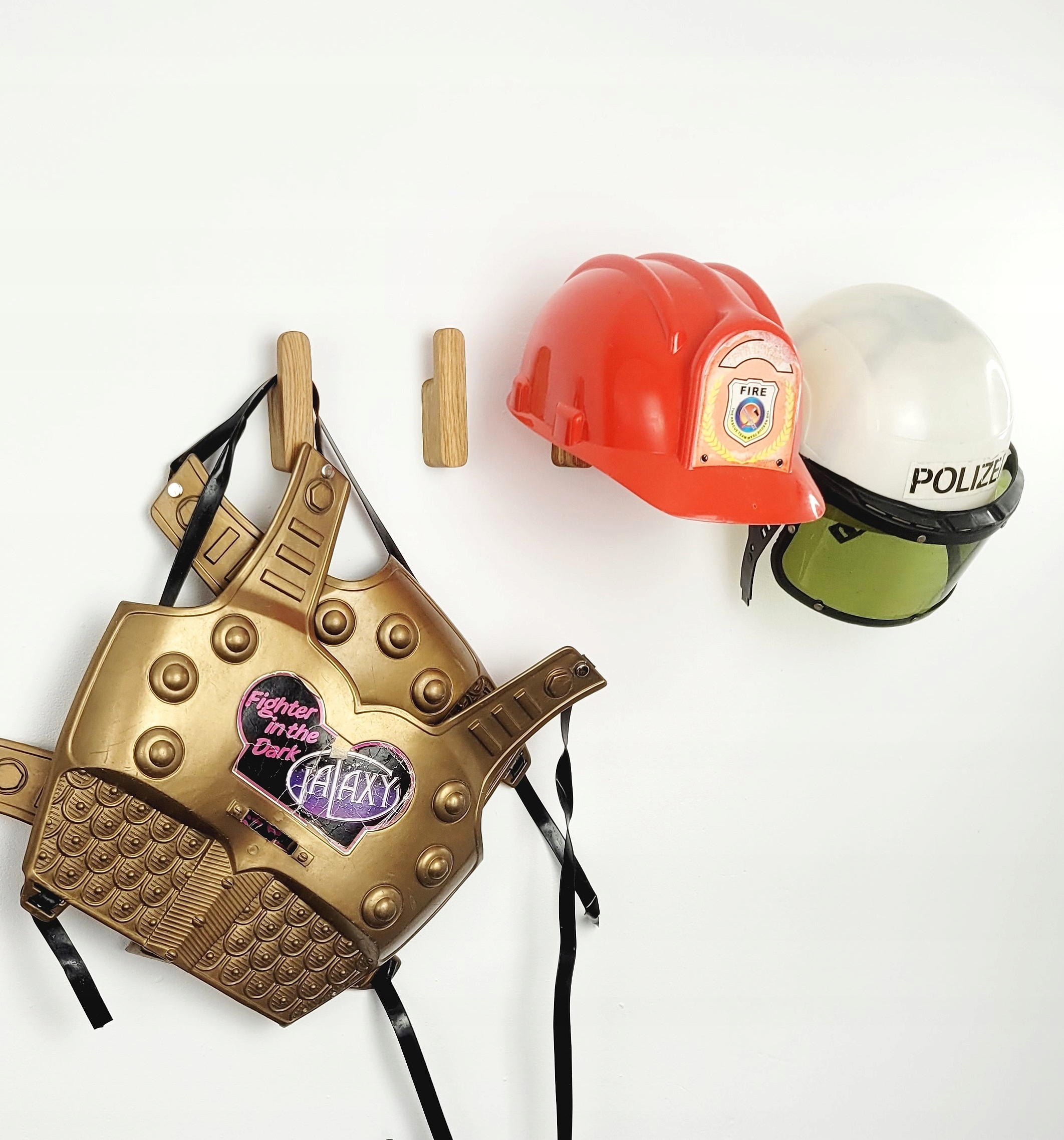 Drewniany Wieszak na Ubrania Ścienny Dębowy Haczyk Łazienkowy Przedpokoju