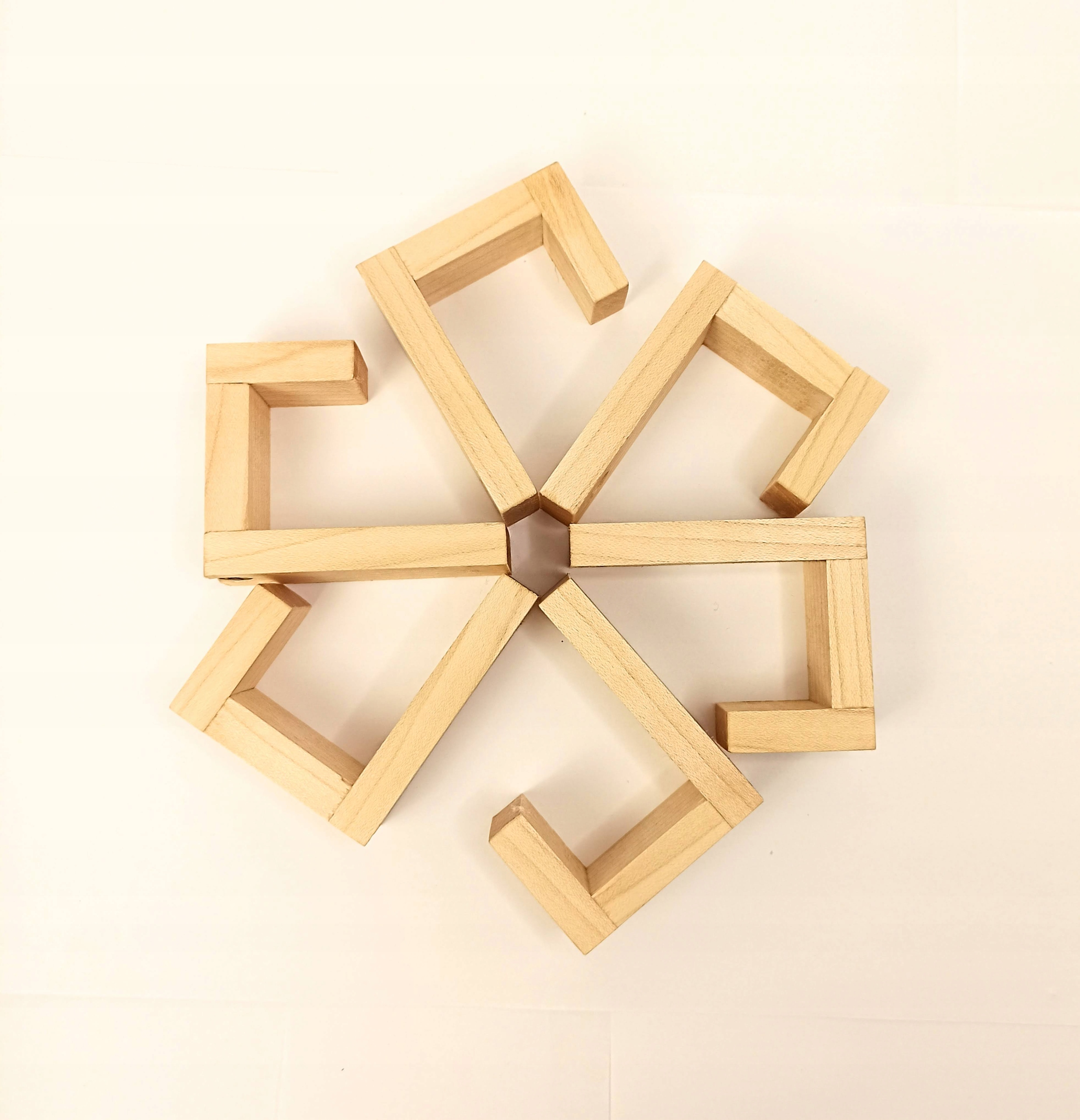 Wieszaki Dziecięce drewniane Haczyk na Kubki ubrania pojedynczy na ścianę