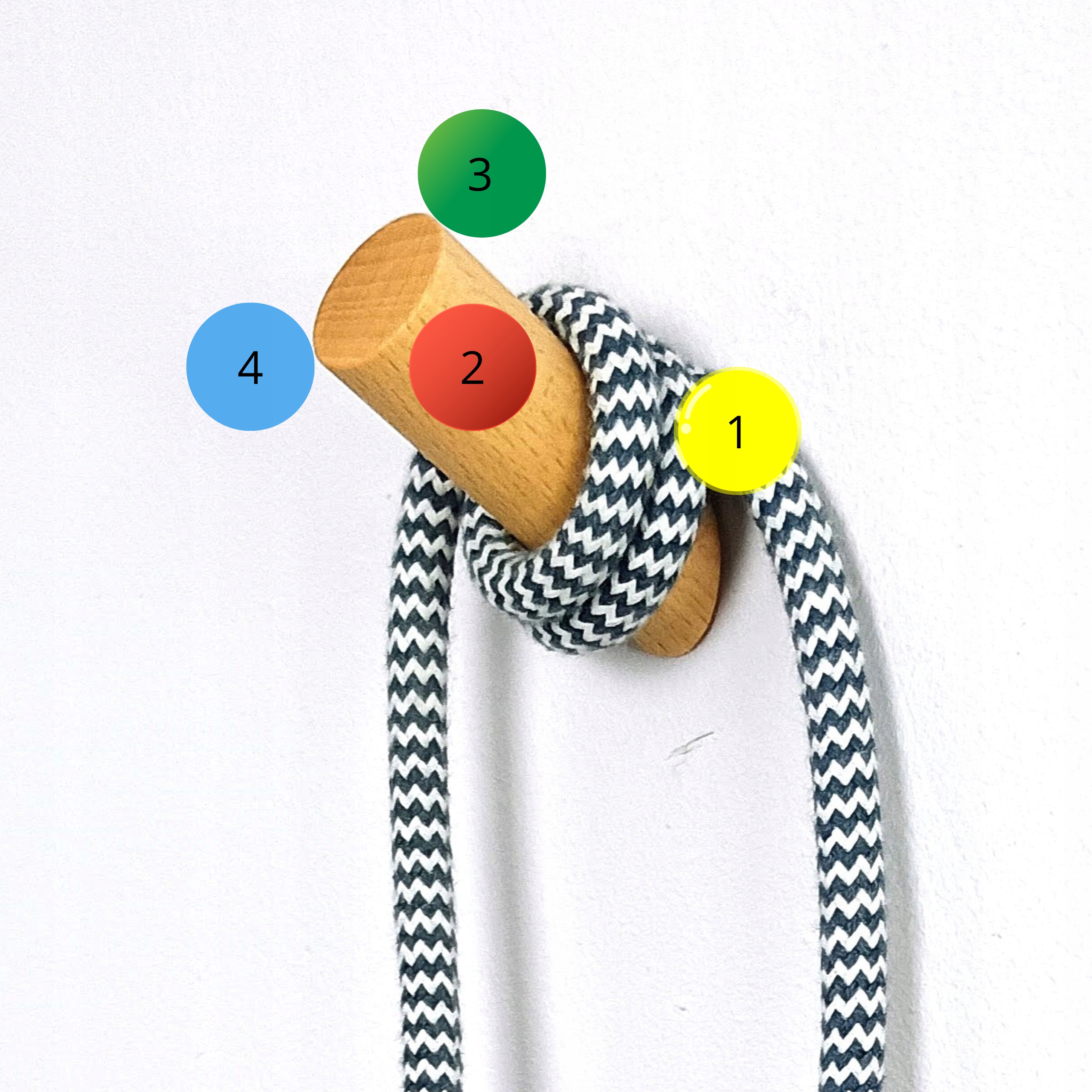 Wieszak Drewniany Kołek Ścienny Na Ubrania Owalny Uchwyt Do Wieszania Buk