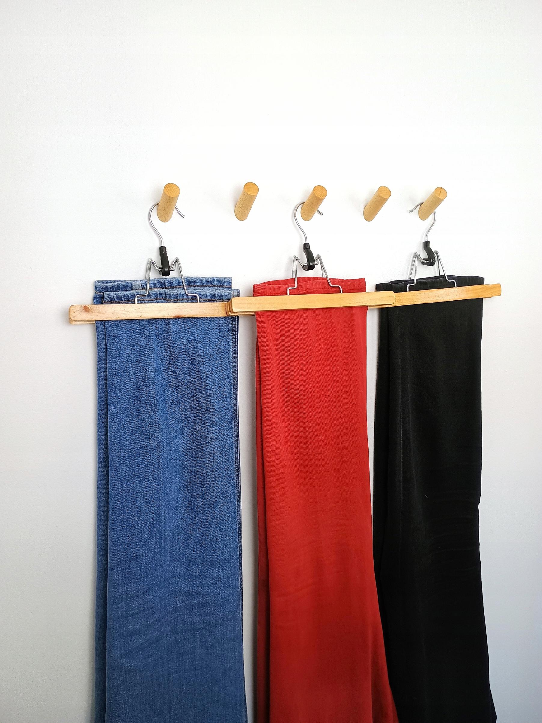 Wieszak Drewniany Kołek Ścienny Na Ubrania Owalny Uchwyt Do Wieszania Buk