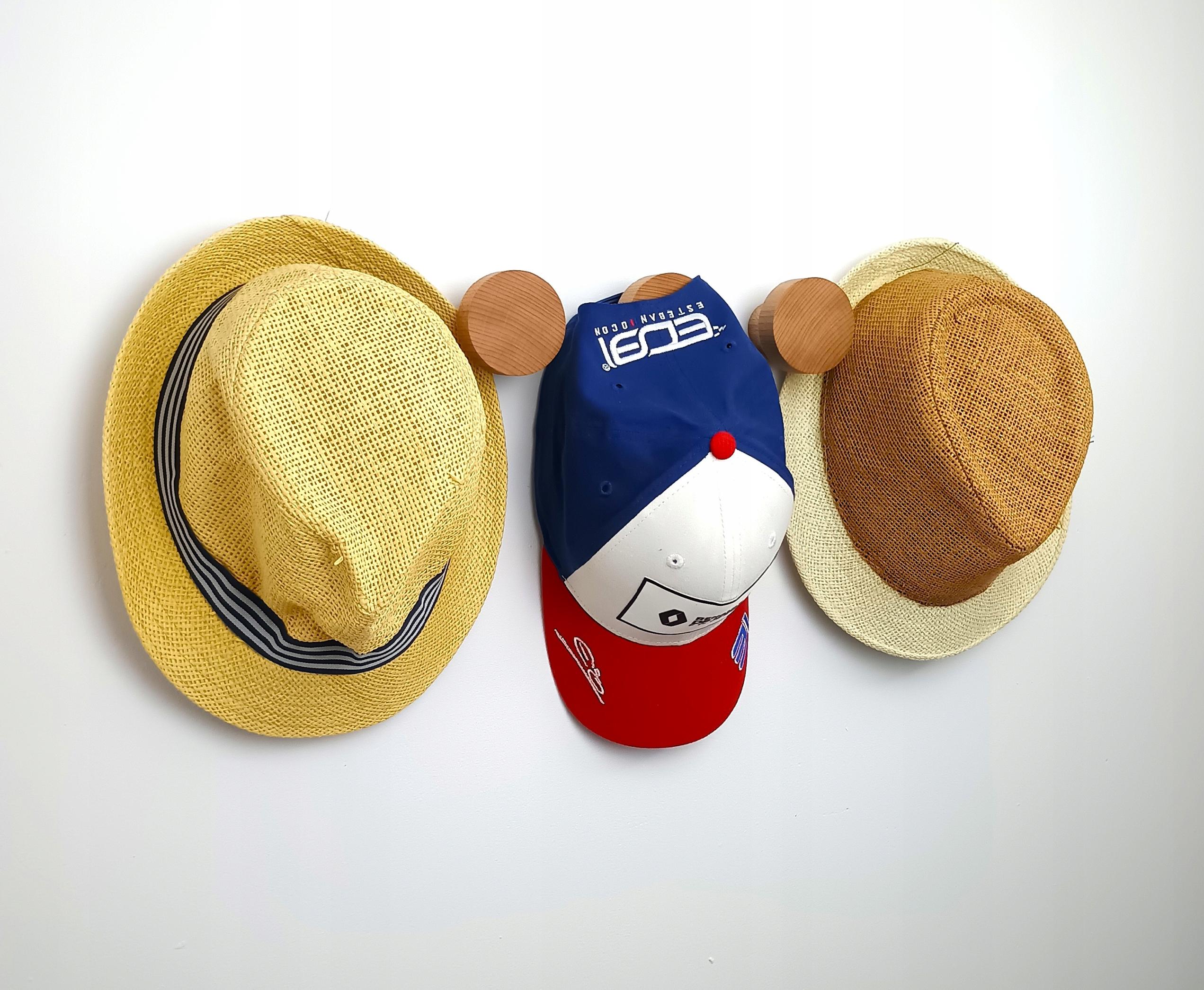 Drewniany Wieszak na Ścianę 5,5 cm Ubrania Ręczniki do Przedpokoju Hol 60mm