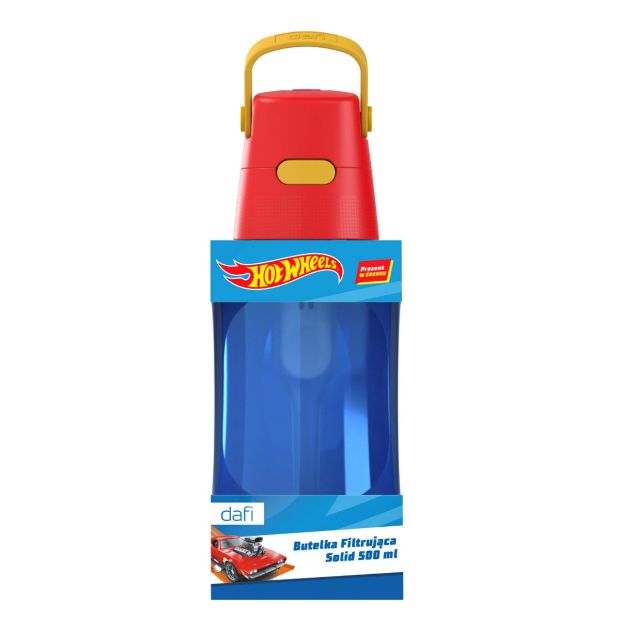 Bouteille filtrante Dafi SOLID HOT WHEELS 0,5 + Sirop Cola