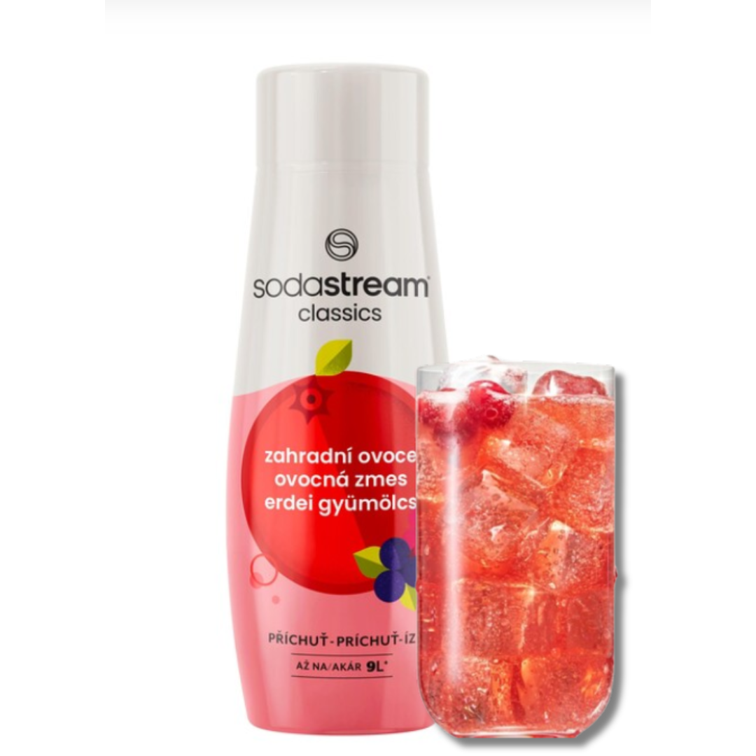 2 x SodaStream Fraise + Fruits du Jardin sirops
