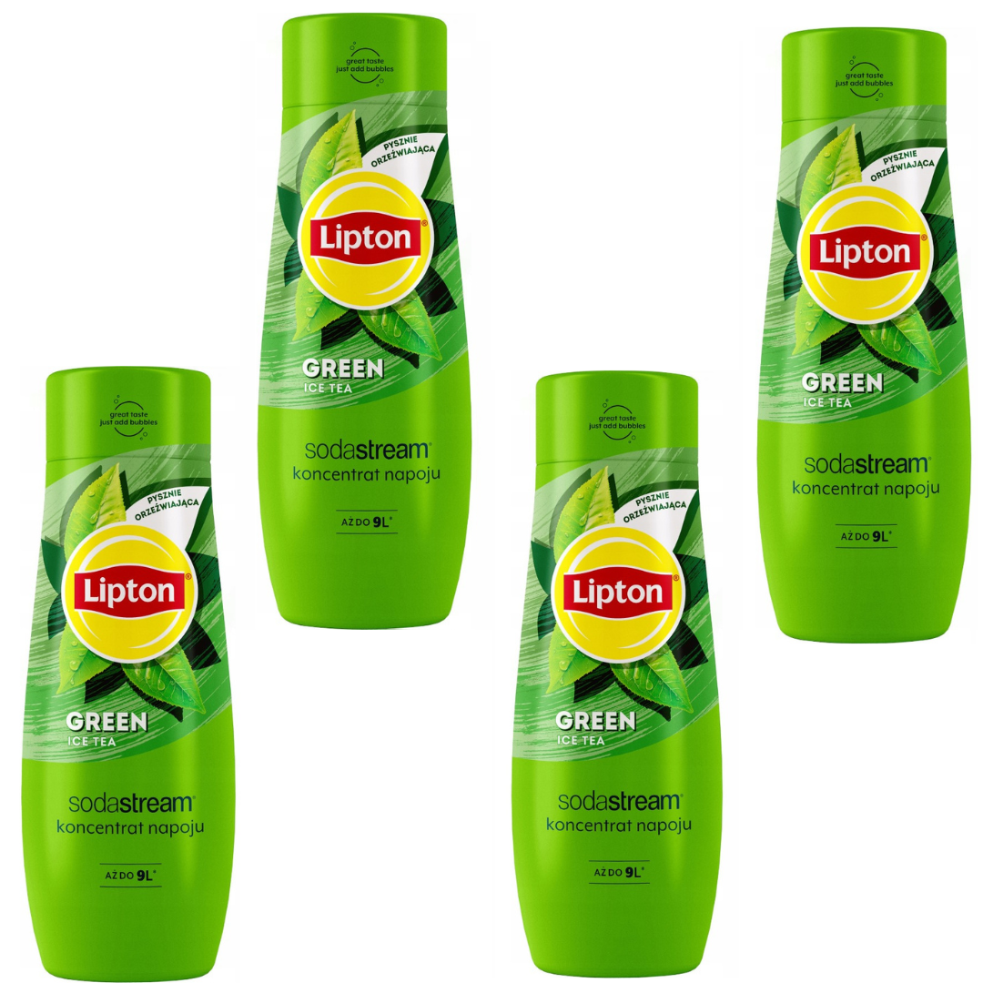 4x Sirops SodaStream Lipton Thé Vert Glacé