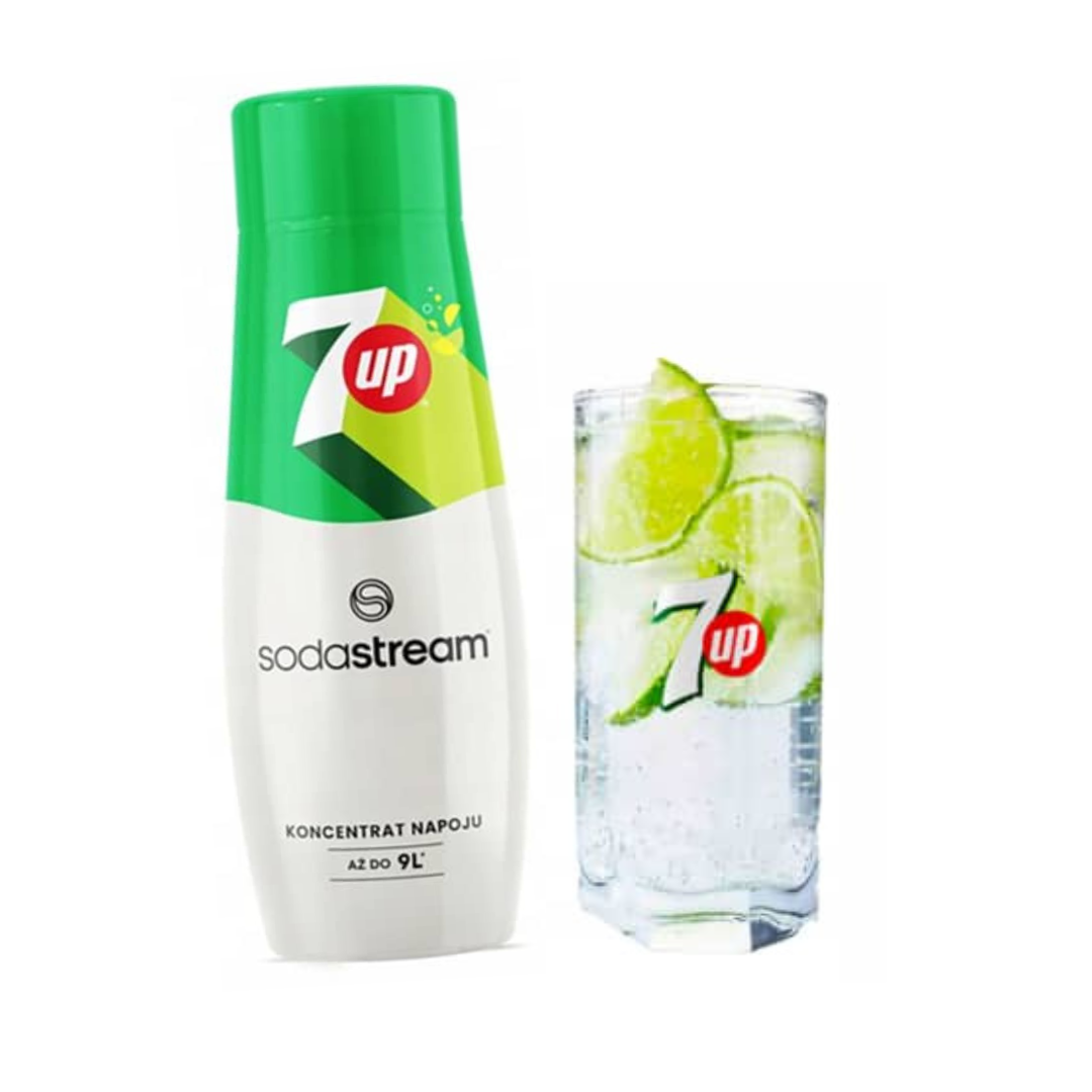 2 x 7Up Zero + 7Up syrups