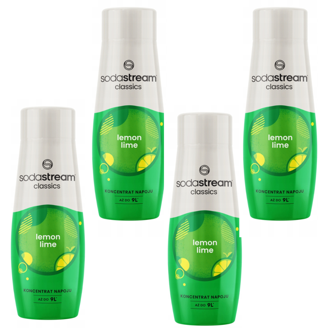 4x SodaStream Citron-Limetka Sirup