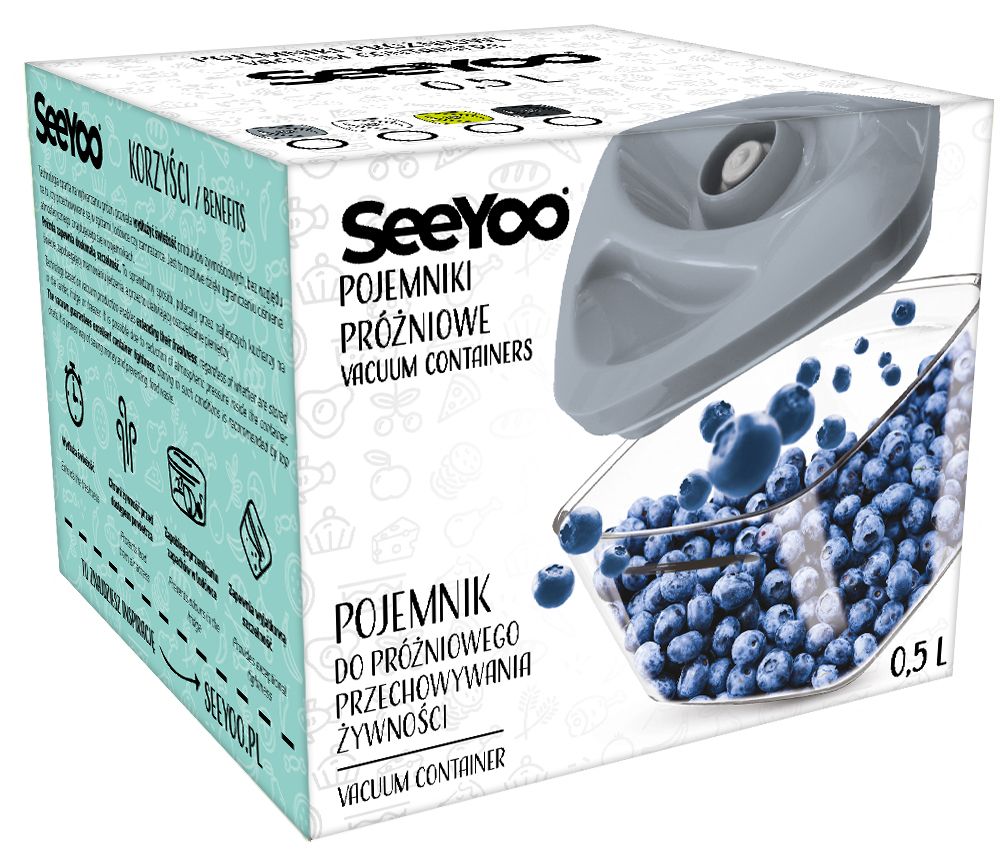 SeeYoo 0,5 L Contenant sous vide Lime