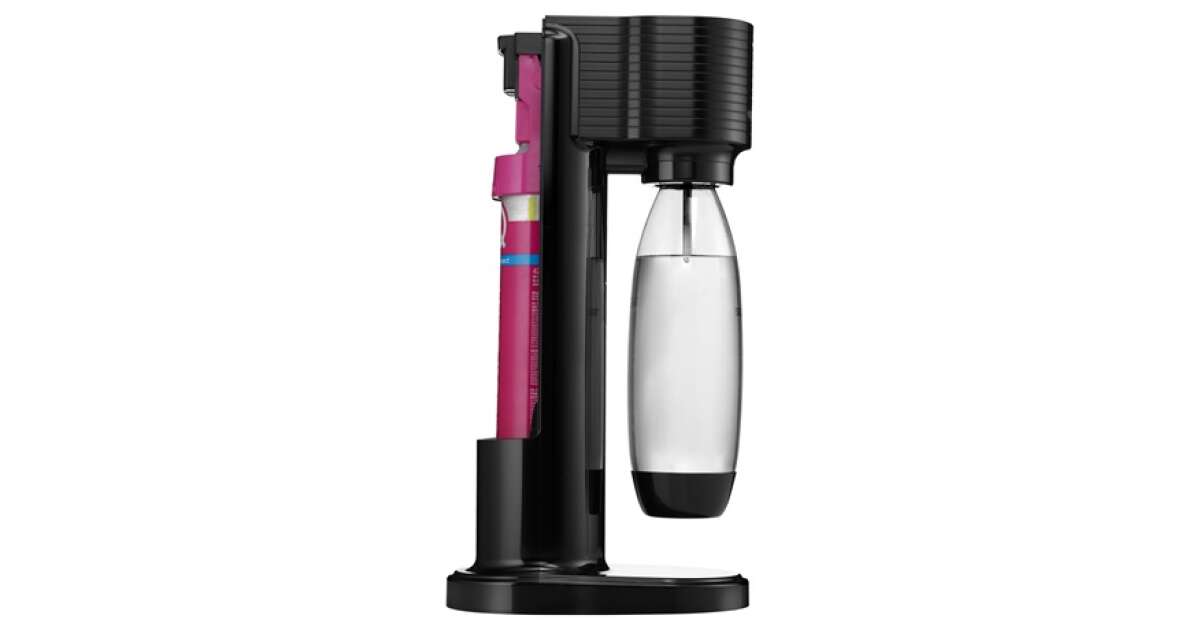 GAIA Black soda maker + 3 x Syrups