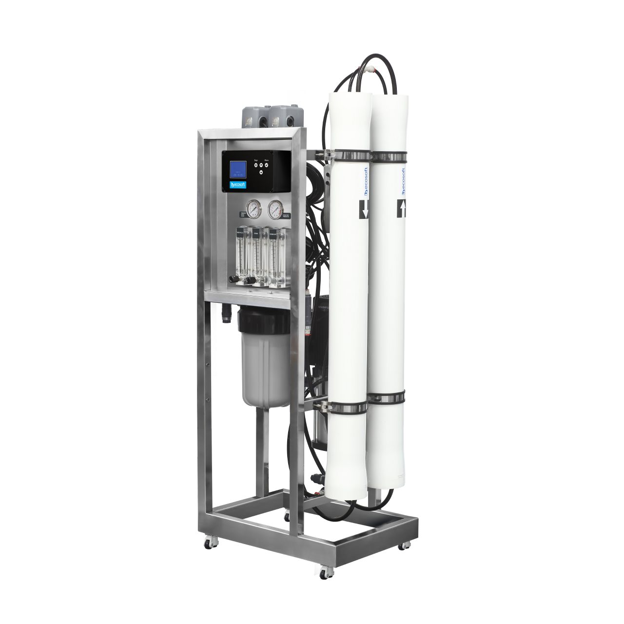 Ecosoft MO12000 INOX Système d’osmose inverse 4" avec Econnect