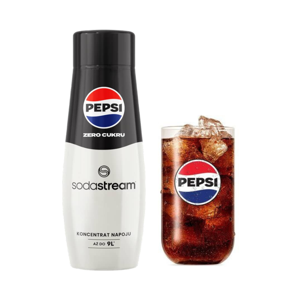 SodaStream TERRA Rouge Soda Maker + 3 x Concentrés
