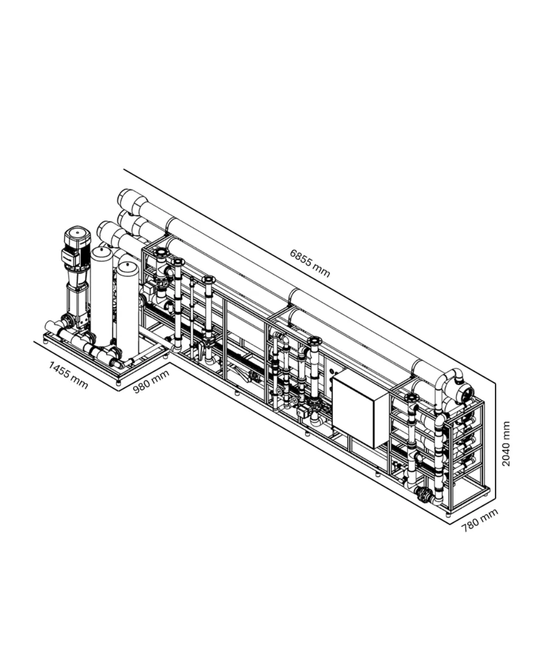 Système d’osmose inverse professionnel MO36 8
