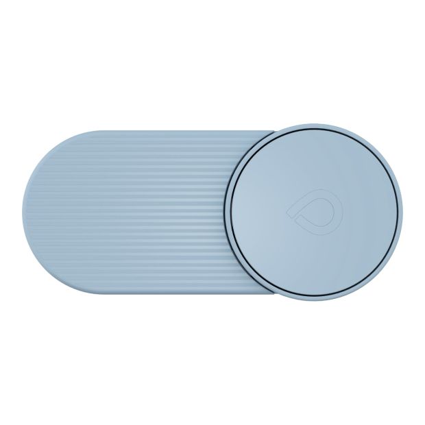 Saturateur d'eau PUSHAIR de Dafi - Azure + Cartouche de CO2 + Bouteille 0.7 L