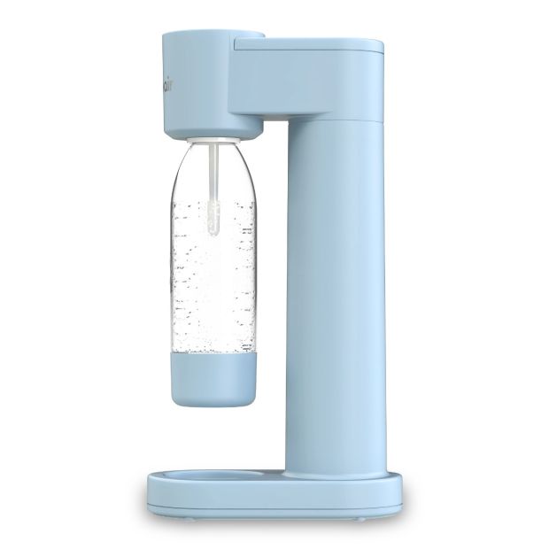 Saturateur d'eau PUSHAIR de Dafi - Azure + Cartouche de CO2 + Bouteille 0.7 L