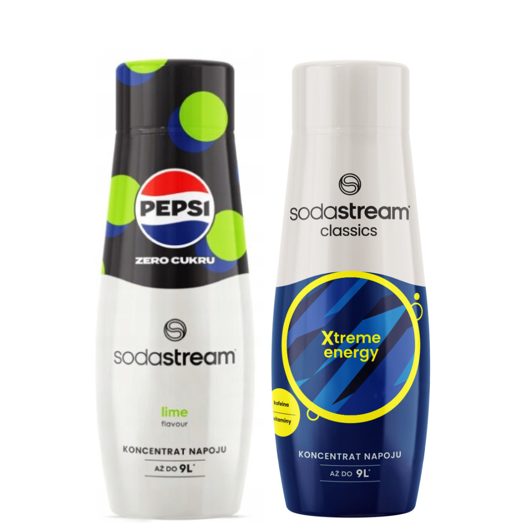 2 x PEPSI MAX LIME + ENERGY syrups