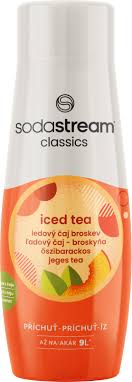 2 x Peach ice tea + Raspberry syrups