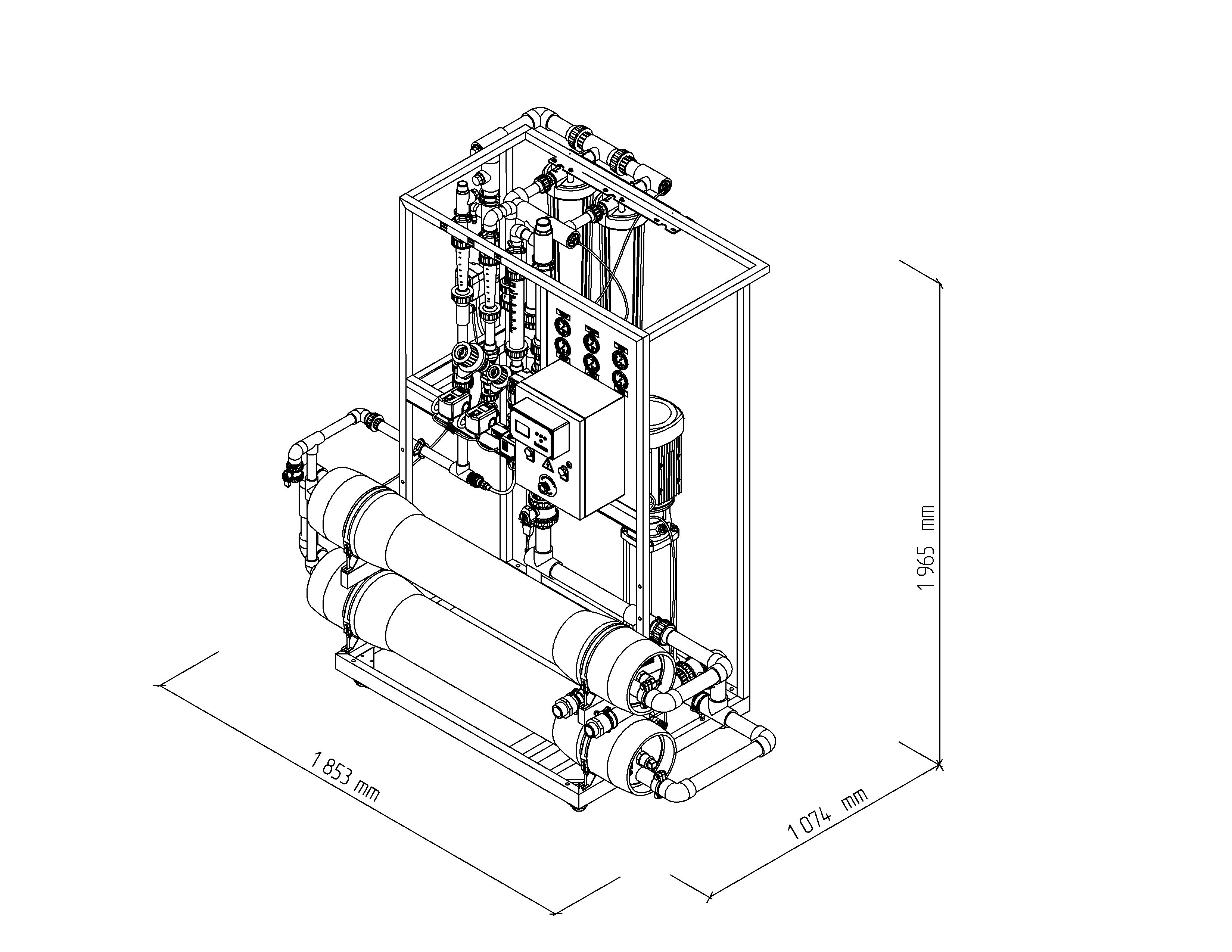 Système d’osmose inverse INOX IoT MO2 8"