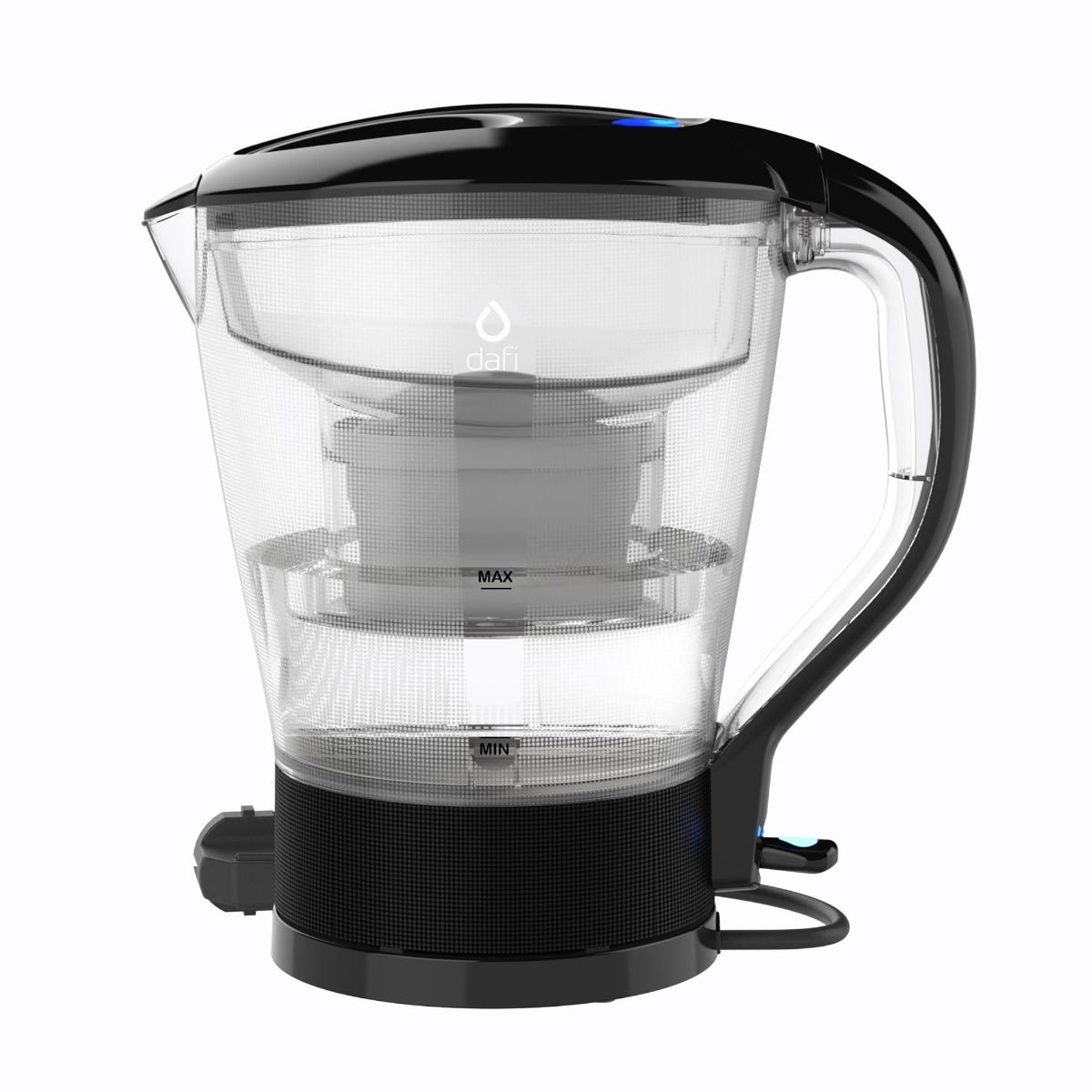 Dafi 2en1 - filtre et bouilloire électrique en un (noir) + insert Unimax