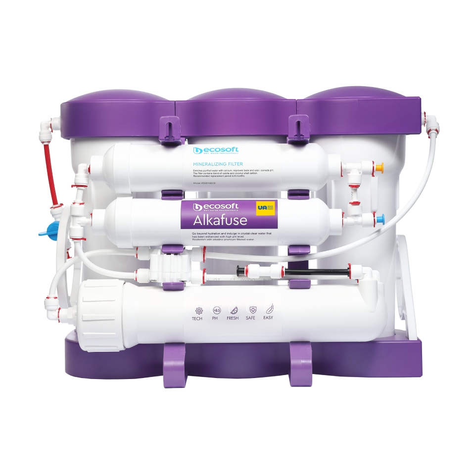 Ecosoft PURE Alkafuse osmose inverse (pour augmenter le pH de l’eau)