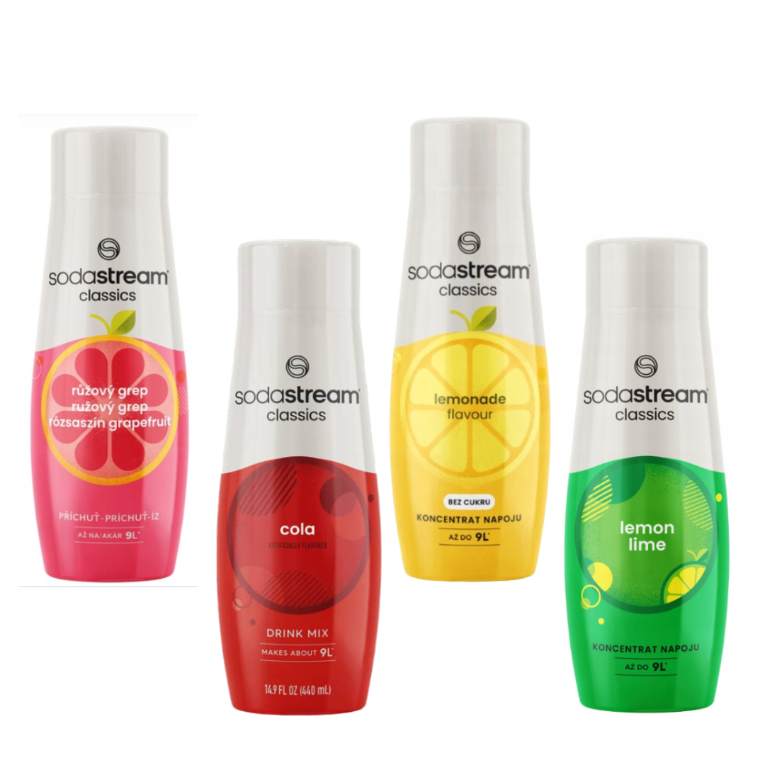 4x Cola + Pamplemousse Rose + Limonade Zéro + Citron-Citron Vert