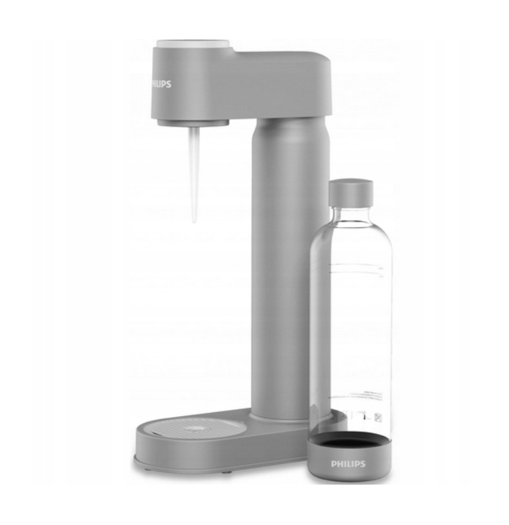 Philips výrobník sody (sodovkovač), s CO2 bombičkou, šedý (ADD4901GR Lite)