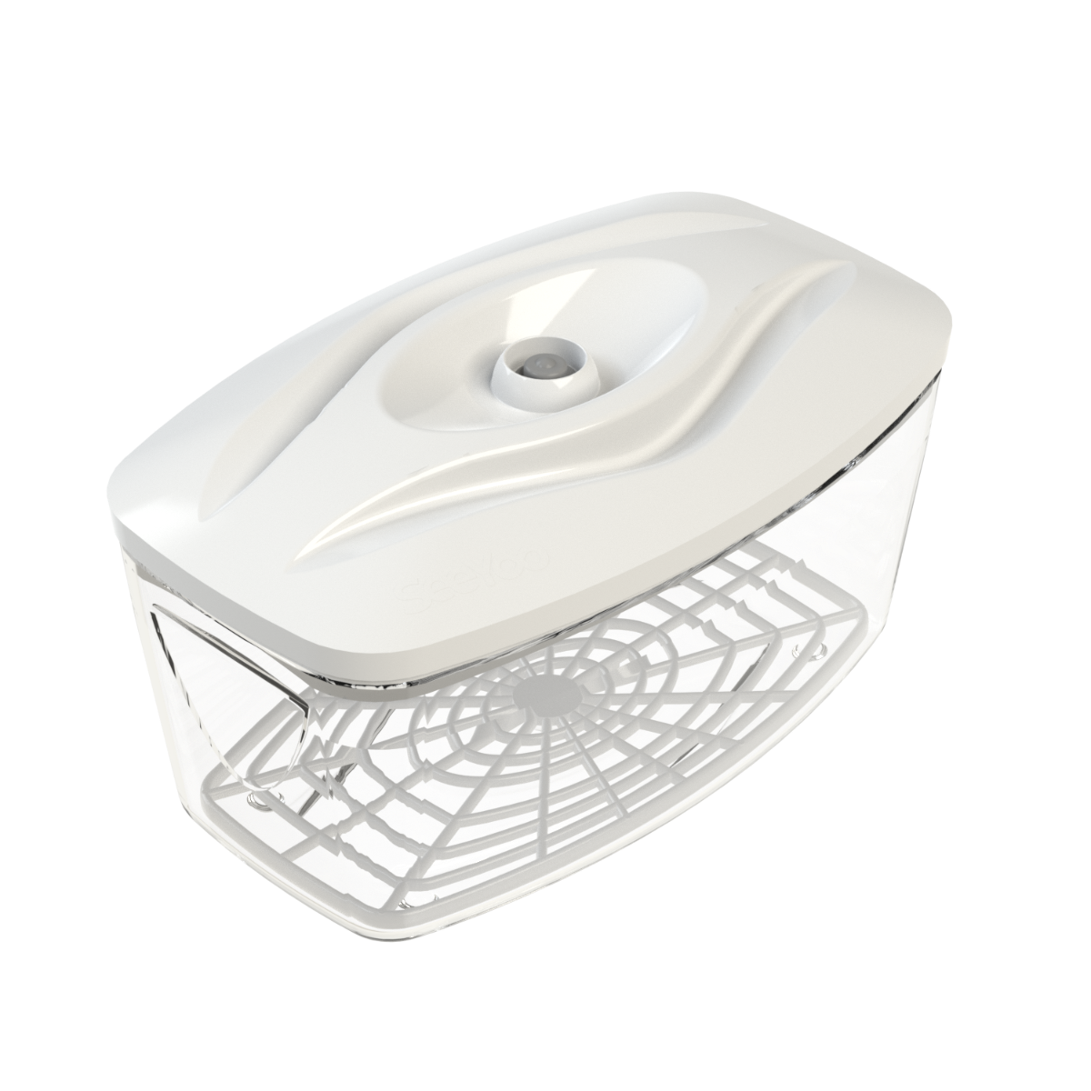 Conteneur alimentaire sous vide SeeYoo 2,7L blanc