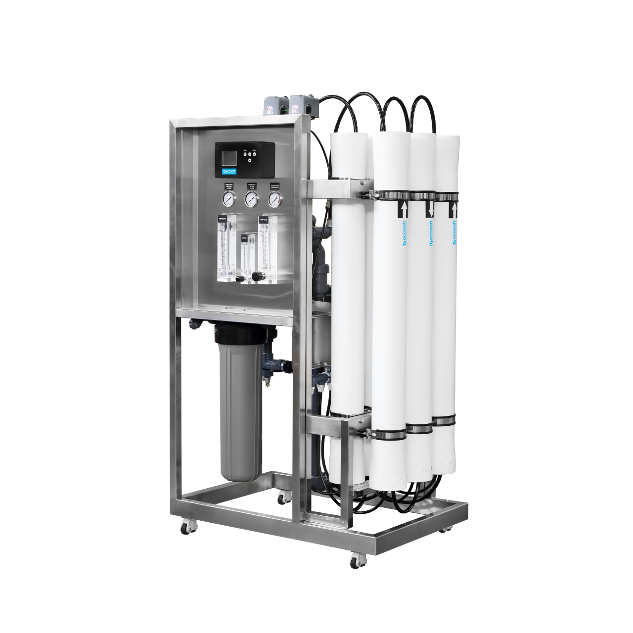 Ecosoft MO36000 INOX IoT 4" RO System avec Econnect